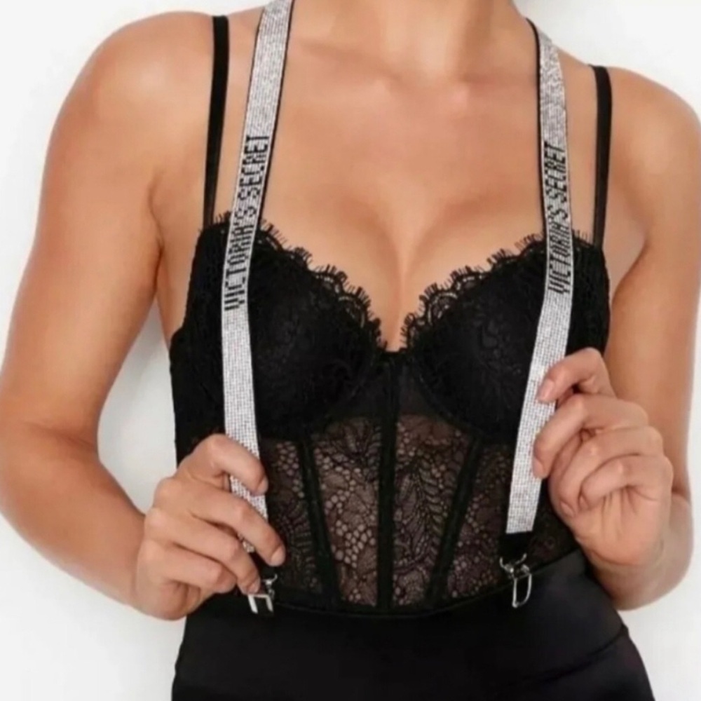 Victoria Secret Rhinestone Suspenders